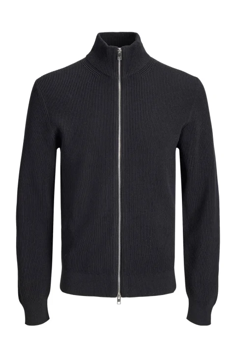 Жилетки Jjeperfect Rib Full Zip 12298380 C-N10 black