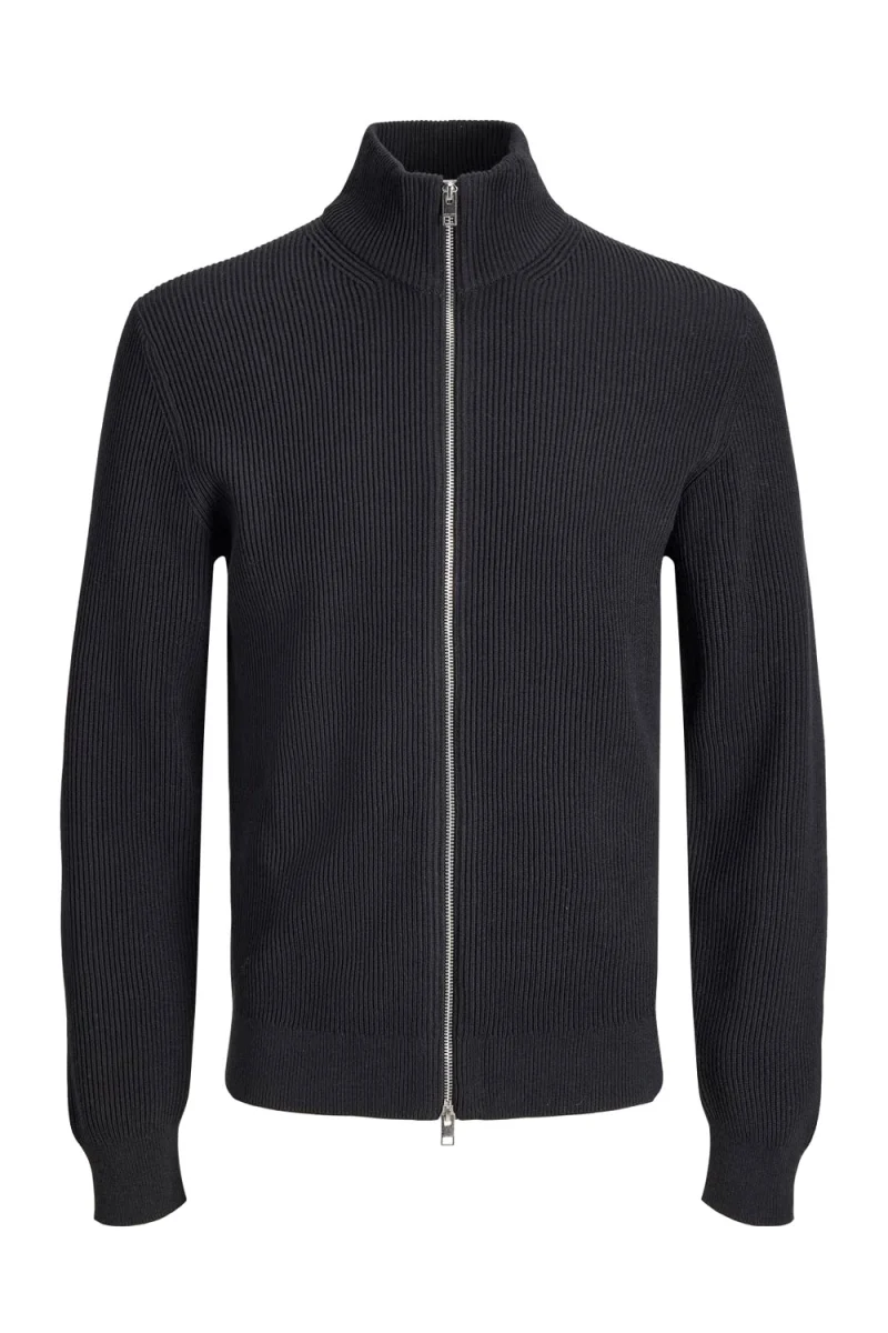 Жилетки Jjeperfect Rib Full Zip 12298380 C-N10 black