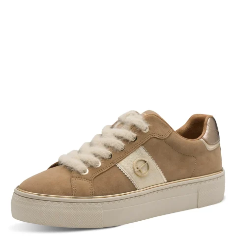 Дамски Сникърс TAMARIS – 1-23724-42-371 CAMEL SUEDE — снимка 3