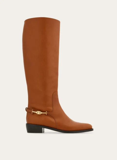 Ботуши `F buckle` Ferragamo