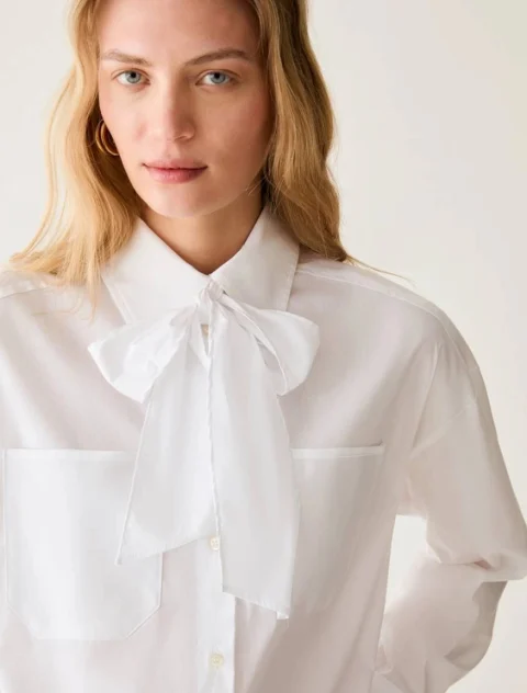 Риза с панделка 'Oversized fit' Pennyblack Pbbaffine — снимка 2
