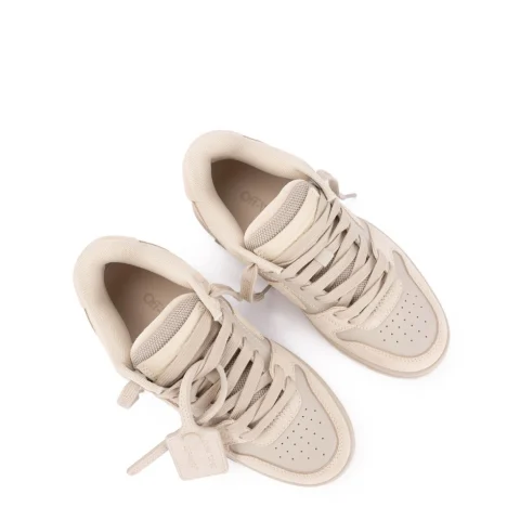 Дамски бeжови сникърси Out Of Office OFF-WHITE — снимка 7