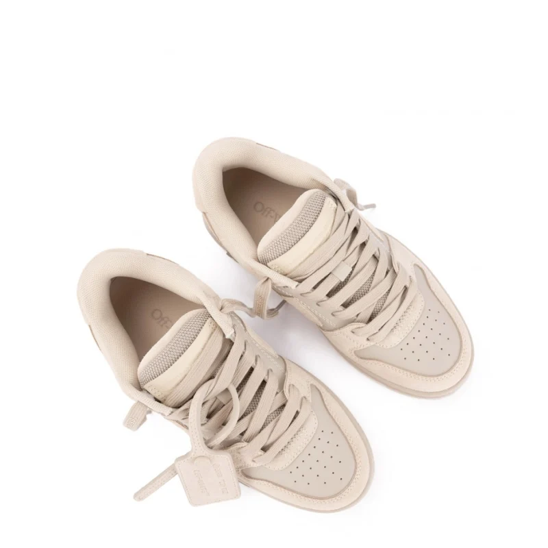 Дамски бeжови сникърси Out Of Office OFF-WHITE — снимка 7