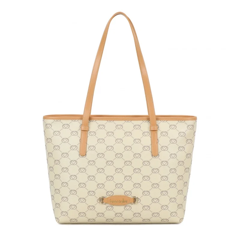 Дамска бежова чанта Monogram Braccialini