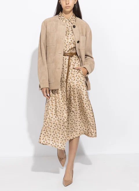 Велурено яке с колан Max Mara Studio Mstboemia