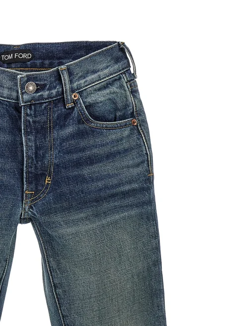 Деним 'Stonewashed' Tom Ford — снимка 3