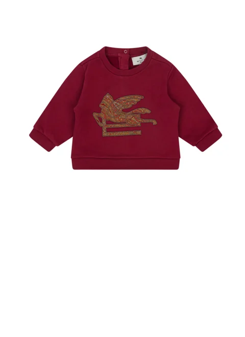 Суитшърт с бродерия 'Pegasus' Etro Kids