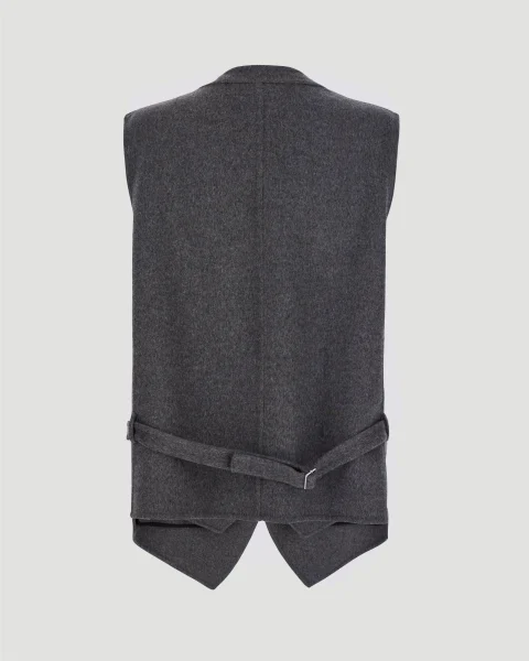 Double Face Wool Gilet — снимка 3