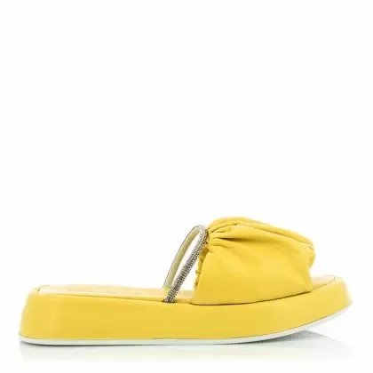 Дамски Равни Чехли DONNA STYLE – 252-26006 R184 LIGHT YELLOW R184