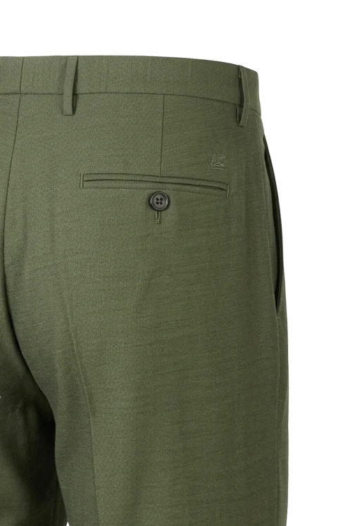 Pleated Pants with Buttons — снимка 2