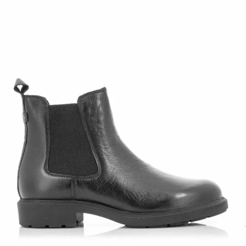 Дамски Равни Боти TAMARIS – 1-25482-41 003 BLACK LEATHER