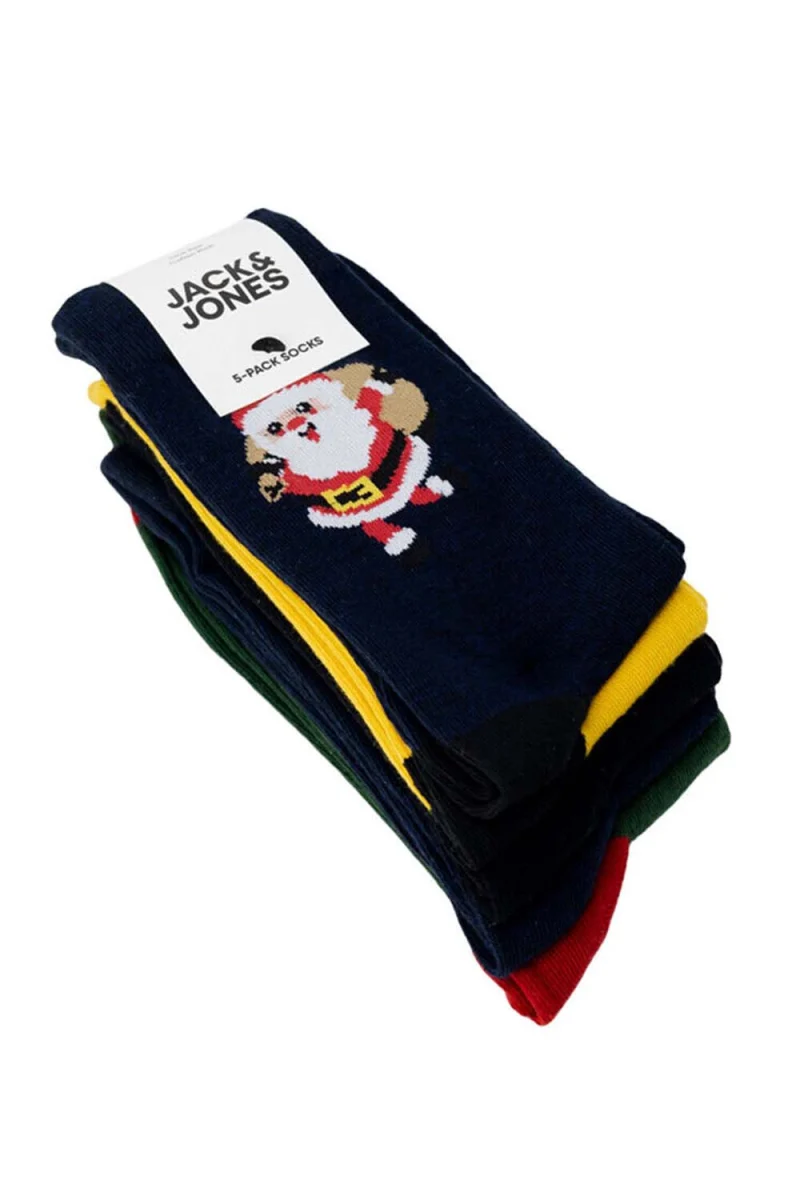 Чорапи Jacsully Socks 5 Pack 12223923 14-0952 TCX Spicy Mustard/Navy Blazer