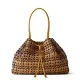 Дамска жълта чанта La Nido Shopping Bag BORBONESE — снимка 2