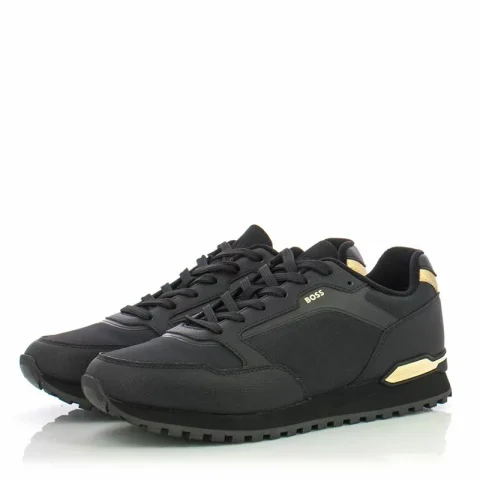 Мъжки Сникърс BOSS – 50552914 PARKOUR-L RUNN TXHF BLACK — снимка 3