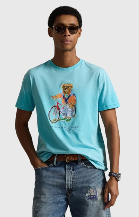 Тениска POLO BEAR в син цвят