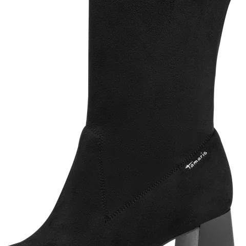 Ботуши На Ток TAMARIS – 1-25528-47-001 BLACK — снимка 4