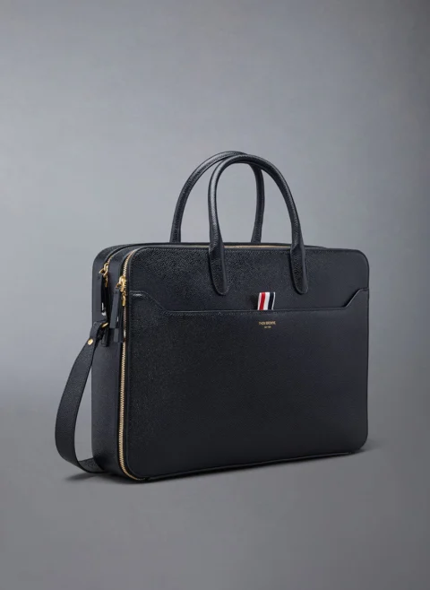 Кожена чанта 'Business' Thom Browne — снимка 2