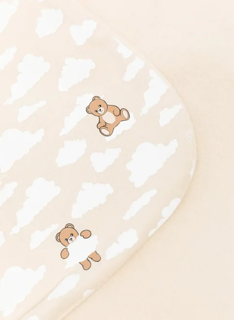 Памучно одеало с принт 'Teddy Bear' Moschino — снимка 3