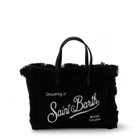 Дамска черна чанта Colette SAINT BARTH