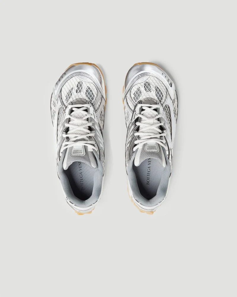Men's Orbit Sneaker in Silver Cotton — снимка 4