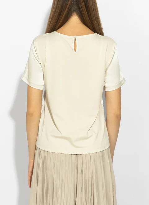 Блуза от сатенирана материя Weekend Max Mara Wkdgilbert — снимка 3