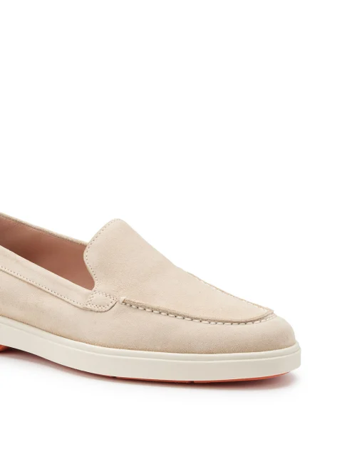 Велурени мокасини Santoni — снимка 5