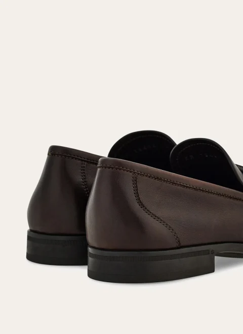 Кожени мокасини 'Gancini` Ferragamo — снимка 5