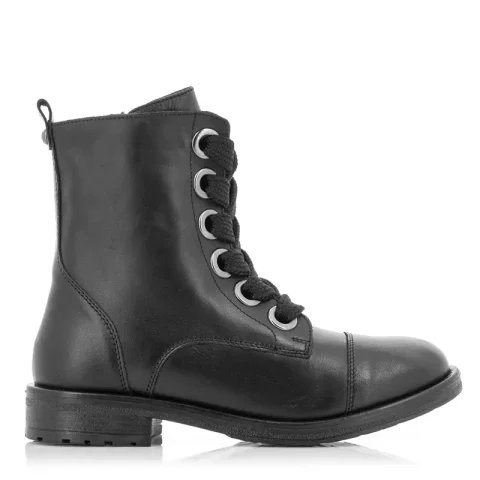 Дамски Равни Боти CARLO FABIANI – TOP 127 BLACK LEATHER