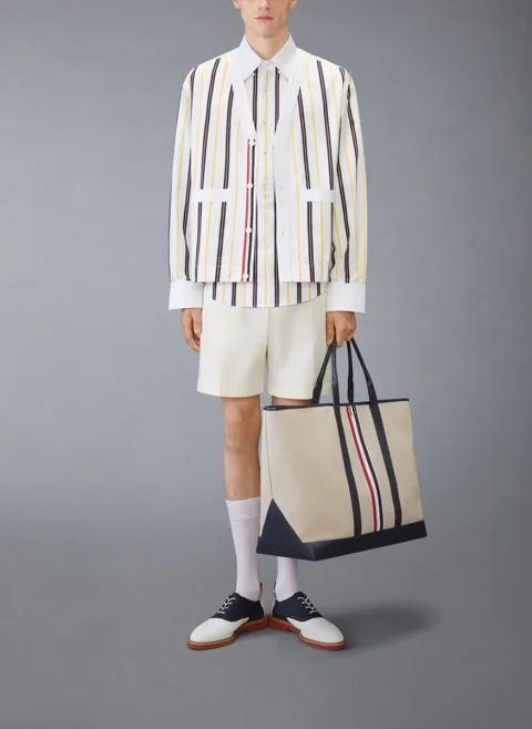 Риза с раиран десен Thom Browne — снимка 5