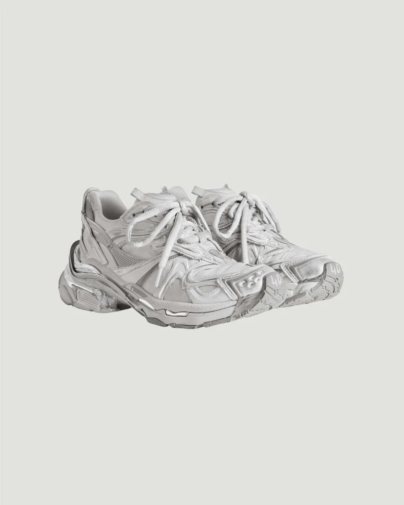 Women's Runner 2.0 Sneaker in Grey and Silver — снимка 2