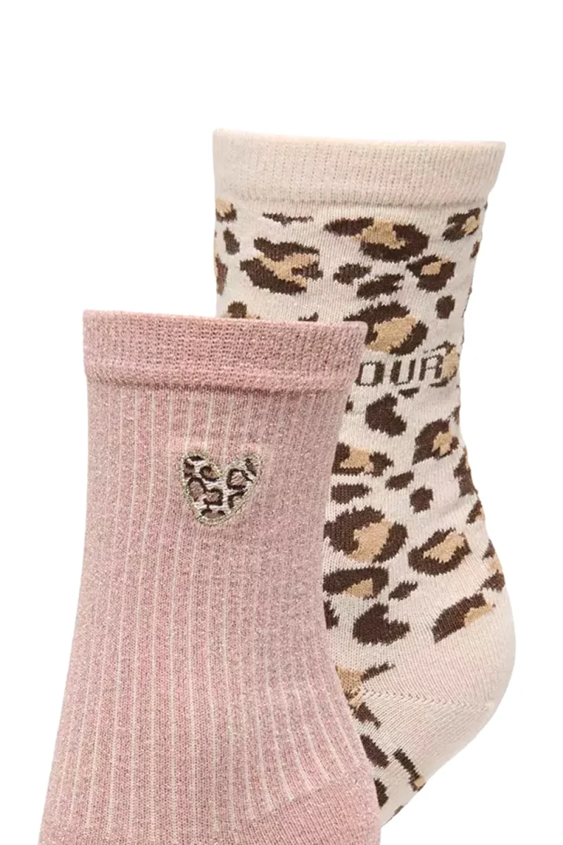 Чорапи (Pack of 2) Onlolivia Leo 15371135 15-1512 TCX misty rose — снимка 2
