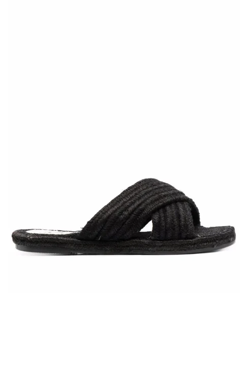 Sandals Black X Bands Yute Rope; Yucatán S 9.6 Y0 black