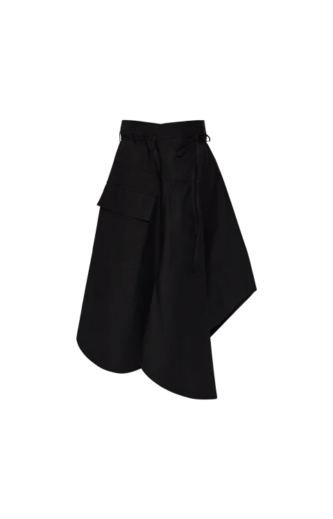 Compact Cotton Toile Skirt