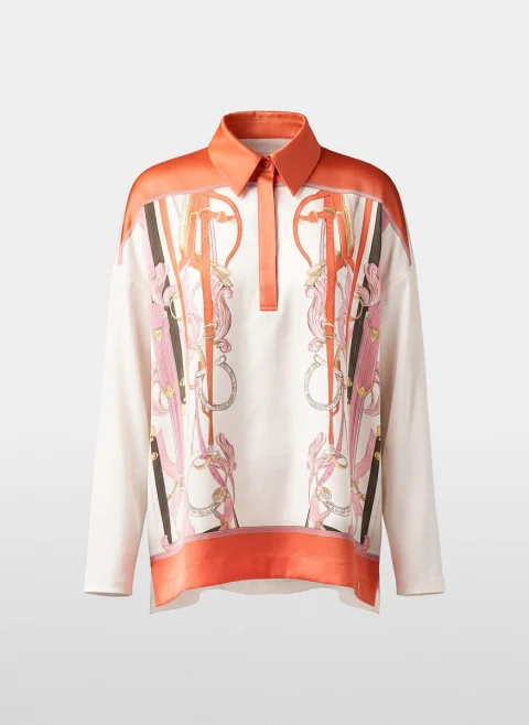 Блуза с принт 'Equestrian' Marc Cain Collections — снимка 6