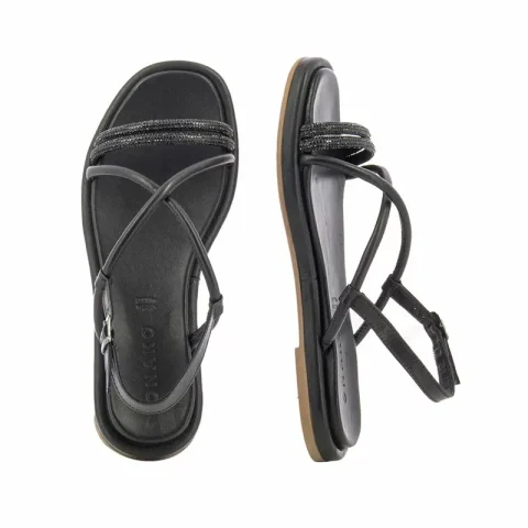 Дамски Равни Сандали ONAKO – 2372 ALL BLACK — снимка 5