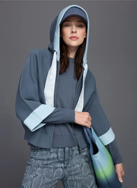 Суитшърт от фино плетиво 'Oversized fit' Marc Cain Sports — снимка 6