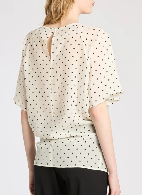 Копринена блуза 'Polka-dot' Marella Mlluomo — снимка 2