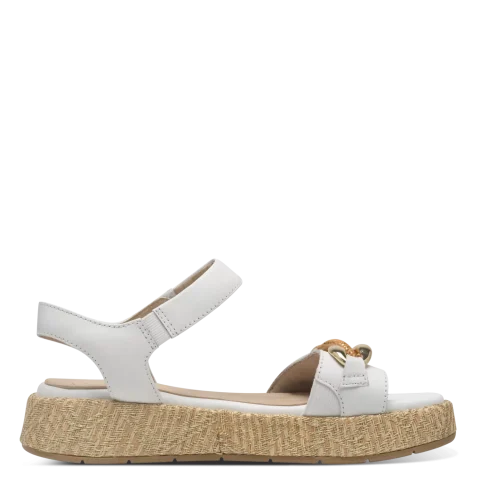 Дамски Равни Сандали Tamaris COMFORT – Tamaris COMFORT WHITE — снимка 2