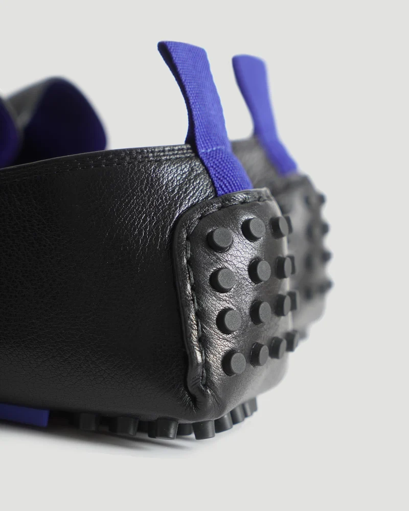 Leather Motor Low Loafers — снимка 4