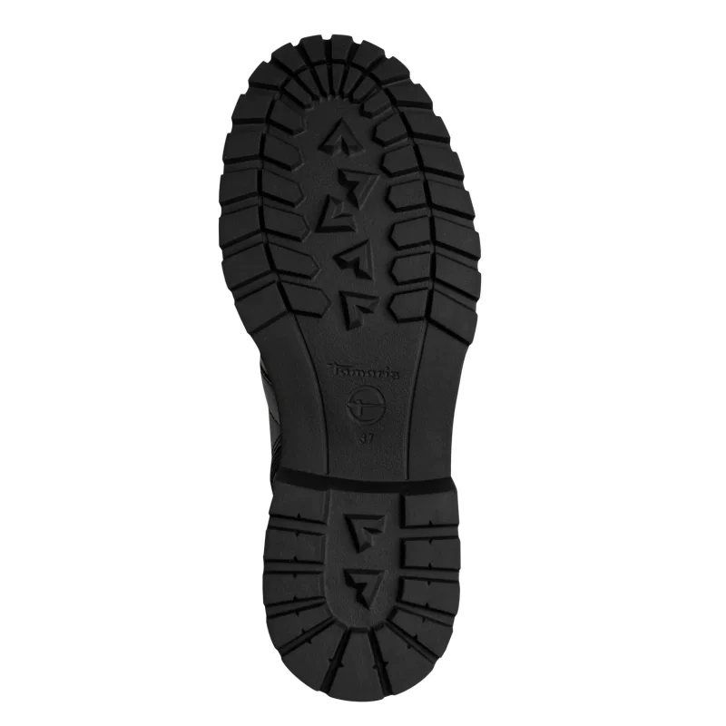 Дамски Равни Боти TAMARIS – 1-25493-47-003 BLACK LEATHER — снимка 6