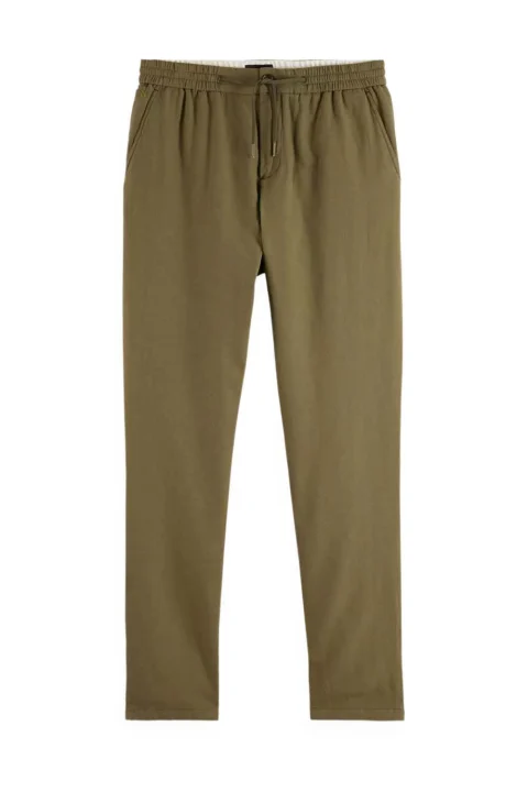 Панталон Warren Linen Straight Jogger 179834 SC300 classic green