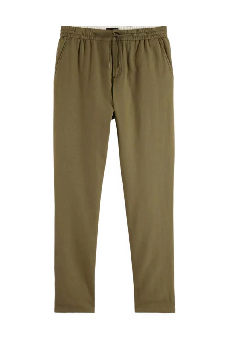 Панталон Warren Linen Straight Jogger 179834 SC300 classic green