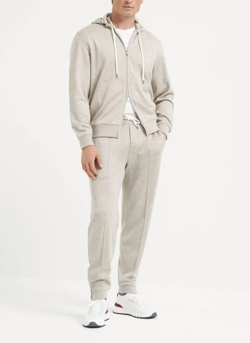 Суитшърт с кашмир Brunello Cucinelli — снимка 7