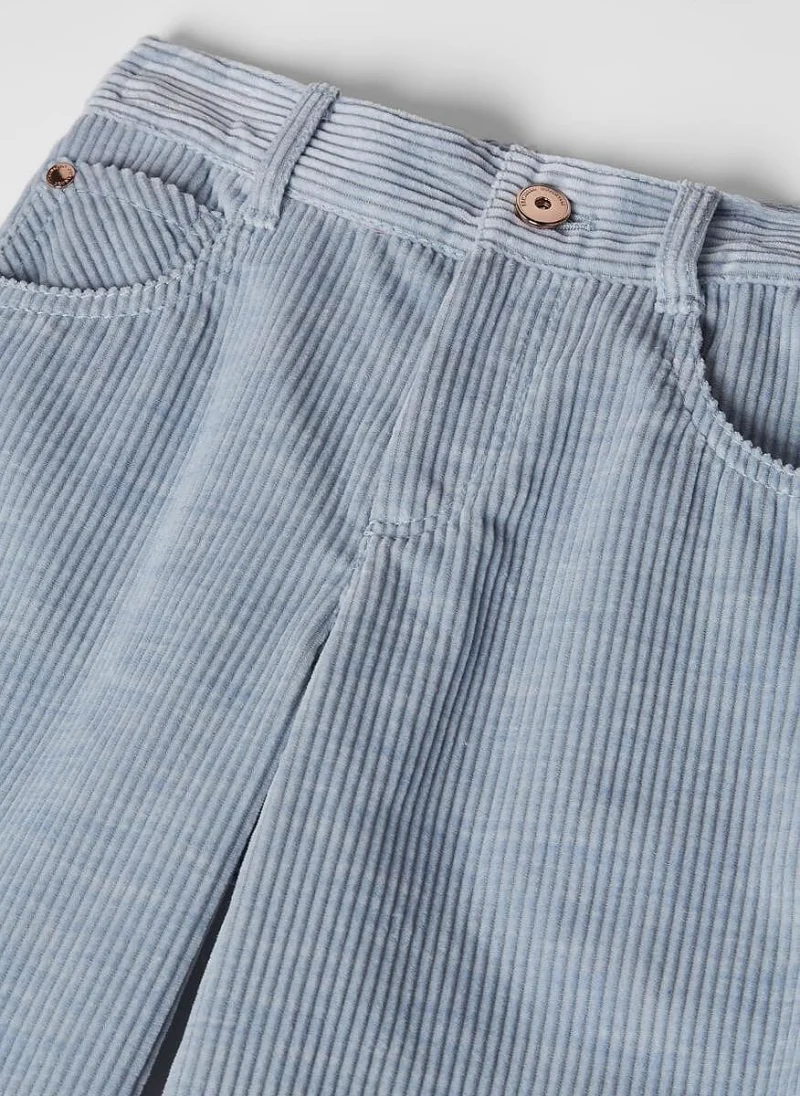 Панталон от рипсено кадифе Brunello Cucinelli Kids 12 — снимка 2
