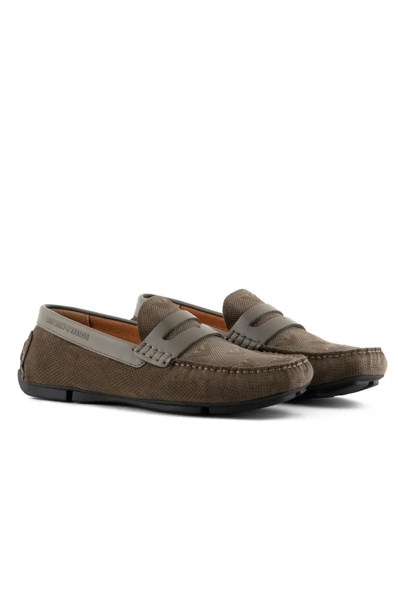 Mocassins X4B146XN784 T420 major brown+maj brow — снимка 2