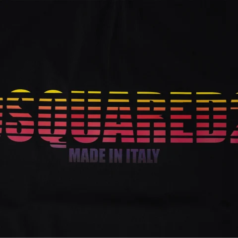 Мъжка черна блуза за плаж DSQUARED2 BEACHWEAR — снимка 6