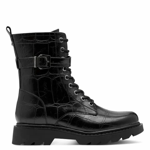 Дамски Кубинки TAMARIS – 1-25228-45-028 BLACK CROCO