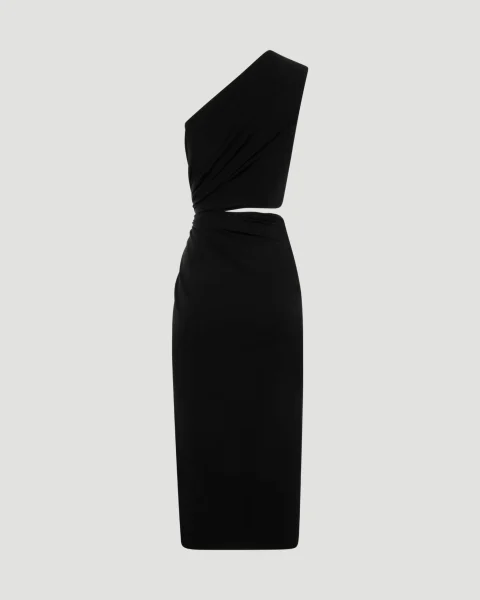 Crepe Viscose Jersey Dress — снимка 2