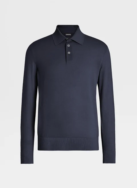 Полошърт с кашмир Zegna — снимка 5