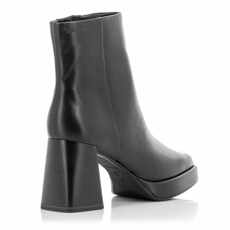 Дамски Боти На Ток TAMARIS – 1-25362-41 001 BLACK — снимка 2